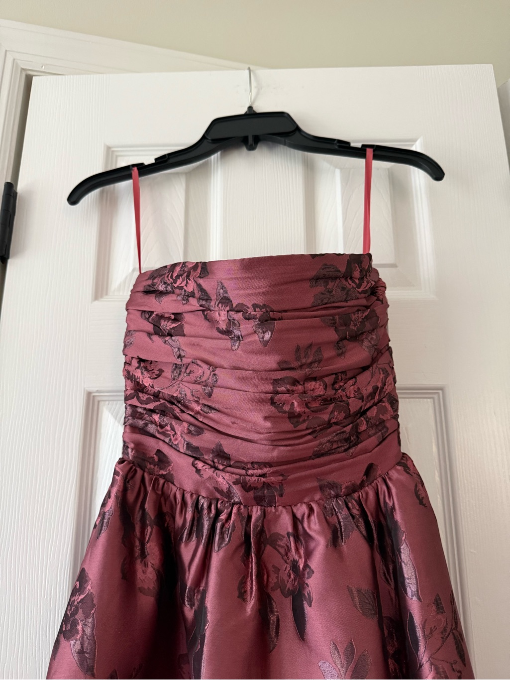 V. Chapman Regina Strapless Gown Deco Rose Bouquet Floral New With Tags — image 4 of 8